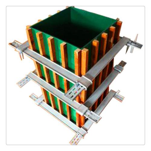 方柱加固件新型方柱可调节固件建筑方柱扣按时发货